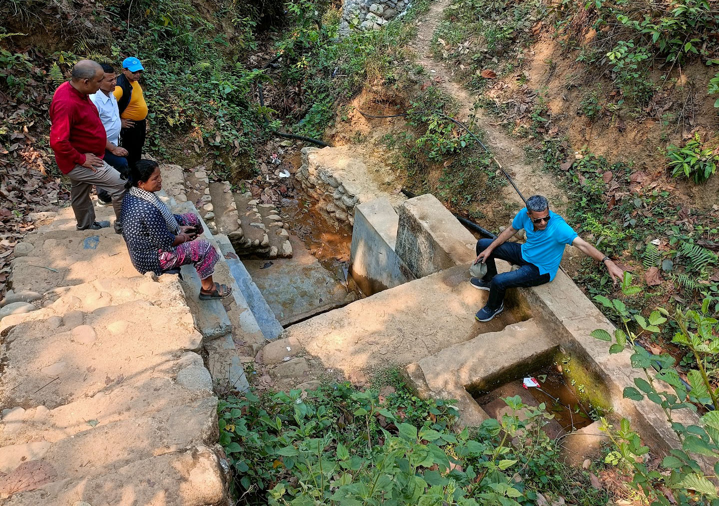 Spring water infrastructure in Nepal 